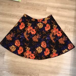 Floral Skater Skirt